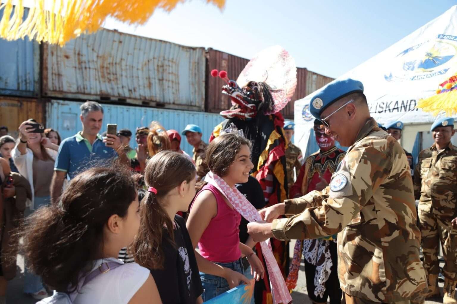 Lewat Indonesian Cultural and Ship Tour Event, KRI Sultan Iskandar Muda-367 Kenalkan Budaya Indonesia di Lebanon